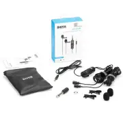 BY-M1DM Dual Omni-directional Lavalier Microphone for Android Smartphones DSLR