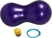 Totority Peanut Yoga Ball with Pump Burst PVC Stability Trainer for Balance Fitness Dance and Massage Durable Exercise Ages