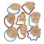 Superhero Logo Cookie Cutter & Embosser Stamps Set Movie