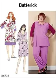 [Butterick] Patterns B6532RR0 Women's Robe, 18W/20W/22W/24W