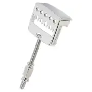 Hosco Non-Adjustable Nashville Style Banjo Tailpiece - NICKEL