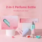2in1 Travel Perfume Bottle ABS Mini Fragrances Dispenser Refillable Atomizer