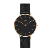 Daniel Wellington Petite 36mm Ashfield Black Dial Watch DW00100307