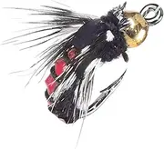 Bvizyelck Rooster Tail Fishing Lures - Simulation Fly Lures with Hook - Fish Bait for Casting Floating Shallow Stream Creek Pier Tenkara Wet River Trolling Dry Lake