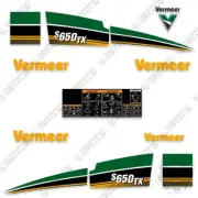 Fits Vermeer S650TX Decal Kit (S650 TX) Mini Skid Steer - 7 YEAR VINYL