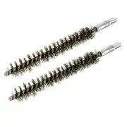 M6 Steel Wire Pipe Tube Sweep Cleaning Chimney Brush 15mm Diameter 2pcs
