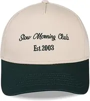 [MEJORMEN] Oversize XXL 2 Tone Vintage Canvas Snapback Cap for Men & Women with Big Heads Adjustable Trendy Trucker Hat
