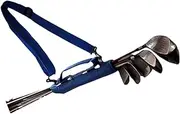 Golf Club Carry Bags, Mini Golf Club Bag with Shoulder Strap, Golf Pencil Bag, Lightweight Golf Club Carrier for Golf Training (Blue)