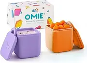 Omie Omiedip Silicone Dip Containers Set 2 - Purple/Orange