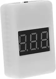 BELLIFFY Portable Battery Tester for Batteries Real Voltage Checker for Devices Accurate Power Monitoring Durable Construction Easy to Use Low Voltage Alarm