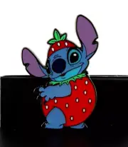 Loungefly Lilo & Stitch Summer Fruits Enamel Pin Strawberry 1.5" 2023 New Disney