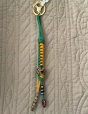 paracord keychain. bag,backpack, jacket zipper pull. Baylor Bears Jersey #12
