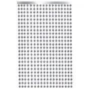 Star Tinsel Foil Fringe Curtain - Silver