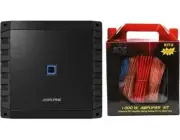 Alpine S2-A36F S-Series Class-D 4-Channel Car Amplifier & KIT8 AMP Kit