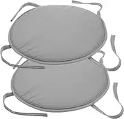 TOYANDONA Pcs Memory Foam Round Chair Pad Anti-Slip Soft Bench Seat Cushion Home Office Dining Stool Padding Washable Cover for Bistro Patio Office Chairs