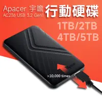 在飛比找蝦皮購物優惠-Apacer 宇瞻 外接式行動硬碟 AC236 USB 3.