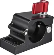 25mm Rod Clamp Holder Light Mount Stand Bracket with 1/4" 3/8" Screw Mounts for Ronin-M/Ronin-MX for A Lite 2 for Freefly MoVI Handheld Gimbal Stabilizer Multicolor One Size