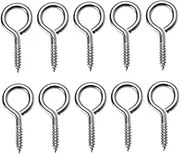 KONTONTY Screw Eye Set Small Screw Jewelry Making Accessory Kit Strong Threaded Hooks for Art Projects
