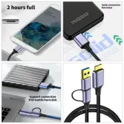 USB Type C To Micro B Connector Cable Quick Charging for Laptop Hard Disk