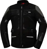 IXS Venture-Air 1.0, textile jacket , color: Black/Dark Grey , size: Short XXL