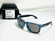 New Oakley Holbrook Grey Prizm Polarized Sanctuary Swirl Sunglasses OO9102 Blue