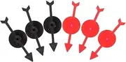 Hohopeti Educational Math Aid Plastic Pointers for Wheel of Fortune Wheel Spinners for DIY Games