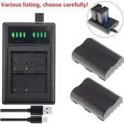 EN-EL3E Battery or Charger For Nikon D700 D300 D300s D200 D100 D90 D80 D70s D50