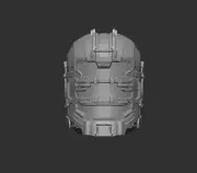 Dead Space Isaac helmet custom head for action figures