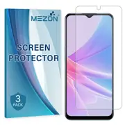 [3 Pack] OPPO A57s Premium Clear Edge-to-Edge Full Coverage Hydrogel Screen Protector Film by MEZON (OPPO A57s, Hydrogel) – FREE EXPRESS