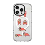 iPhone 16 Pro Clear Case MagSafe Compatible Today Workout with Sloth