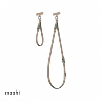 在飛比找蝦皮商城優惠-Moshi 2-in-1 二合一背帶/手腕帶 - 燻木棕（贈