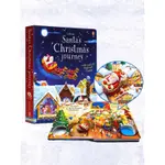 聖誕老人的聖誕之旅SANTA'S CHRISTMAS JOURNEY WITH WIND-UP軌道書扭動發條書聖誕節主題