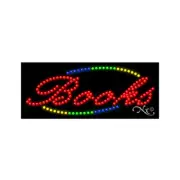 NEW "BOOKS" BORDER 27x11 SOLID & ANIMATED LED SIGN w/CUSTOM OPTIONS 20745