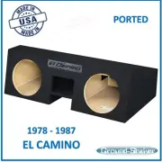 Chevy El Camino 1978-1987 Dual Ported Sub Box Subwoofer Enclosure Box