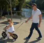 Assistance Parent Push Handle for Kids Bike with training wheels PUSH ME HOME®