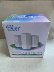 Linksys Velop AC4600 Whole Home WiFi System Tri-Band Series VLP0203BF-SEALED/NEW