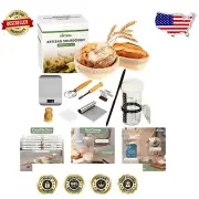 All-in-One Artisan Sourdough Kit with 24oz Glass Jar & Eco-Friendly Materials