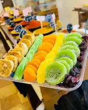 Premium Dried Fruits Grapes, Mango, Kiwi, Apricot, Fig, Apple فواكة مجففة لذيذة