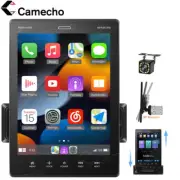 Single 1 Din Apple/Android Carplay Car Stereo Radio Bluetooth 9.5" Touch +Camera