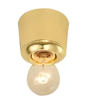 D.I.Y. Batten Fix Ceiling Light Covers Polished Brass