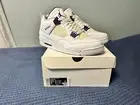 Jordan 4 Metallic Purple, 10.5 US, Deadstock