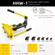 Portable Manual Pipe Bending Machine Small Hydraulic Handheld Tube Bender HHW-1