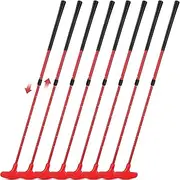 [Leyndo] 8 Pack Golf putters for Men and Women Two Way Mini Golf Putter Adjustable Length Putter Bulk for Right or Left Handed Golfers Kids Golf Clubs Set for Teenagers Junior Adult