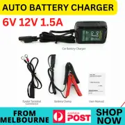 Battery Charger Maintainer Trickle 6V 12V 1.5A Car Automatic Motorcycle au