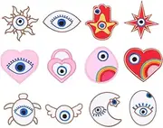 OSALADI 12pcs Cartoon Applique Patches for Clothing Repair and DIY Decoration Durable Skin Friendly Easy to Sew Backpacks Hats and Garments for Creative Costume Accessories