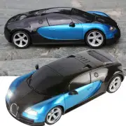 Blue Remote Control High Speed Super Racing Toy Car With Light Christmas Gift