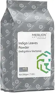 Indigo Leaves Powder by Merlion Naturals | Indigofera tinctoria | 200gm