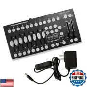 DMX Controller, DMX192 Console Mini DJ Light Controller Lighting Mixer Board