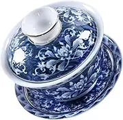 DOITOOL 1 Set Chinese Tea Bowl Cup Milk Mug Chinese Classical Tea Bowl Chinese Kung Fu Tea Cup Teacup Gong Fu Tea Bowl Vintage Decor San CAI Tea Bowl Afternoon Tea Chinese Style Ceramics