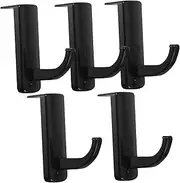 LIGIGWASH 5PCS Headphone Stand Hanger Wall Mount Headset Holder for Monitor Easy Adhesive Installation Protective Design for Over Ear Headphones Multi Surface Compatibility